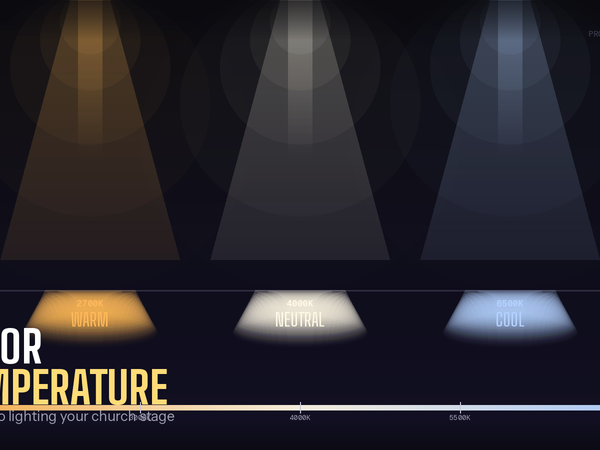 Finding the Perfect Stage Lighting Color Temperature for Your Church