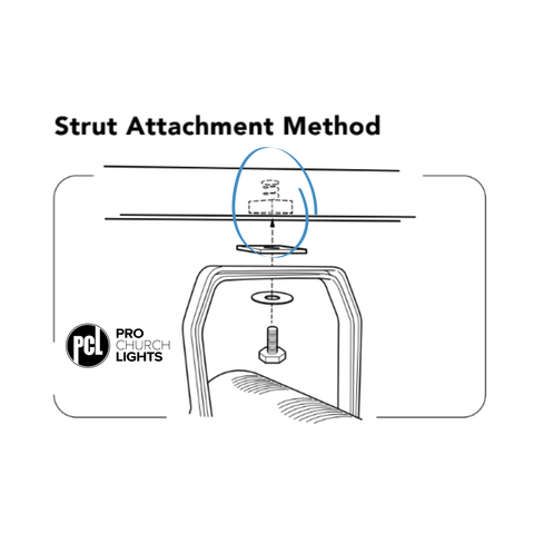 C1 - Flat Strut Mount (3/8