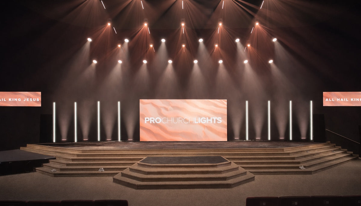 Church lighting preview